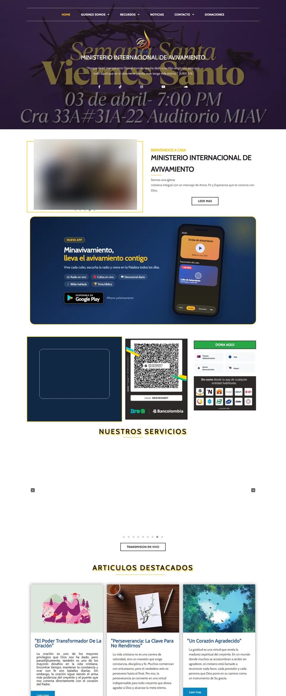 Vista previa de Ministerio Internacional de Avivamiento